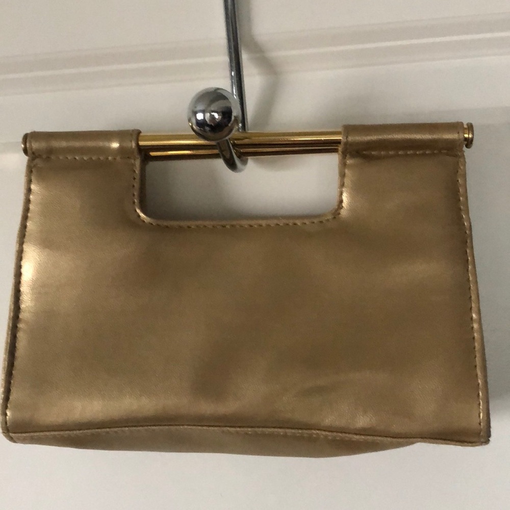 Small gold handbag/clutch